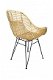 Rotan stoel Madeira - super trendy eetkamerstoel - super kwaliteit. - 2 - Thumbnail