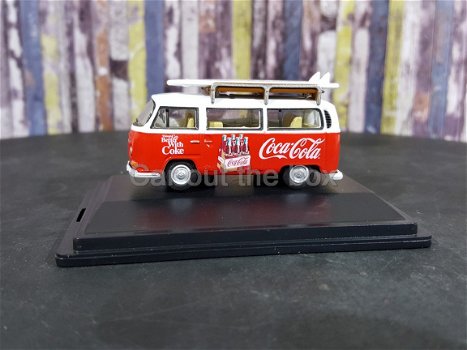 VW T2 Coca Cola reclame rood 1:72 Oxford - 1