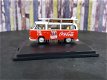 VW T2 Coca Cola reclame rood 1:72 Oxford - 1 - Thumbnail