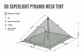 DD SuperLight Pyramid Mesh Tent - 4 - Thumbnail
