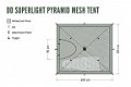 DD SuperLight Pyramid Mesh Tent - 5 - Thumbnail