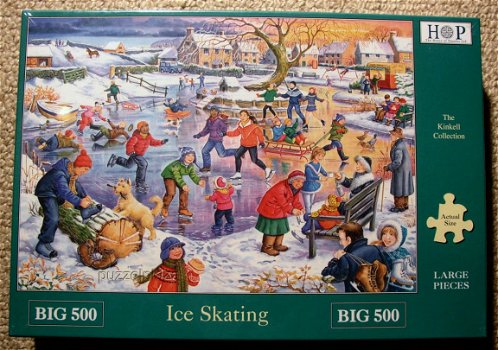 House of Puzzles - Ice Skating - 500 XL Stukjes Nieuw - 2