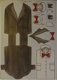 3D Knipvel (A4) --- Mireille 16 --- HERENKOSTUUM met een OVERHEMD en een STRIKJE --- STAND-UP KAART - 1 - Thumbnail