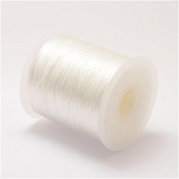 Rol plat elastiek 0,8 mm. voor sieraden - 1