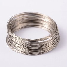 Memory wire voor armbanden 6,5 cm., 20,5 cm.