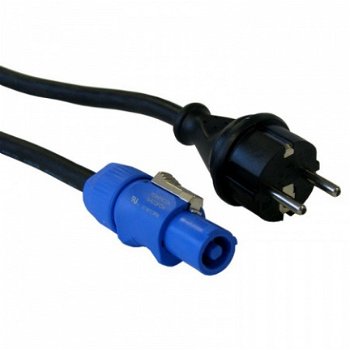Powercon-Schucko kabel 3 meter - 2