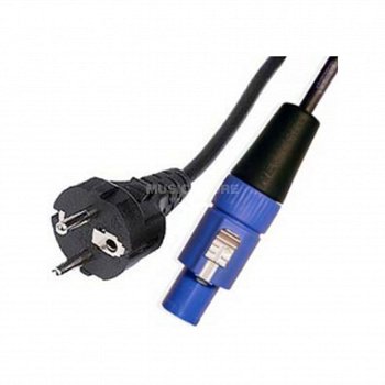 Powercon-Schucko kabel 3 meter - 5