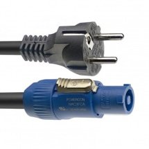 Powercon-Schucko kabel 3 meter - 6