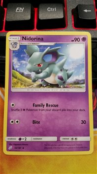 Nidorina 55/181 Team up - 1