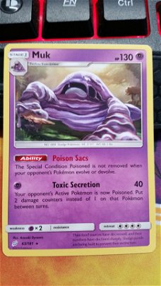 Muk  63/181 Rare Team up