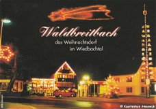 Duitsland Waldbreitbach das Weihnachtsdorf im Wiedbachtal