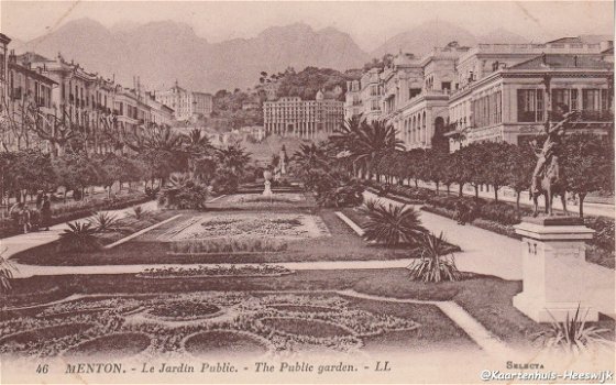 Frankrijk Menton the public garden - 1