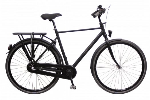 Bikkel iBee Chainz heren 57cm zwart elektrische herenfiets - 1