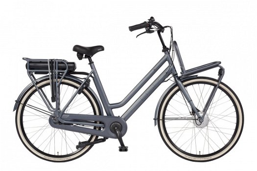 Bsp Metropolis E platina grey mat 51cm elektrische damesfiets - 1