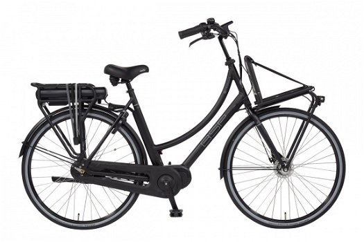 Bsp Metropolis E Comf matzwart 51cm elektrische damesfiets - 1