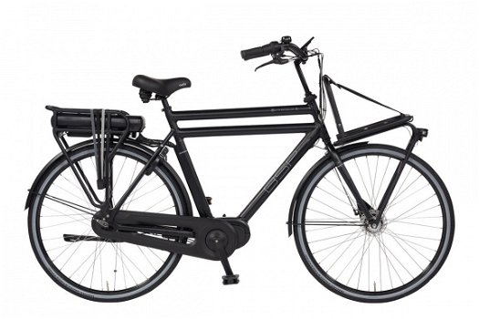 Bsp Metropolis E Comf matzwart 62cm elektrische herenfiets - 1