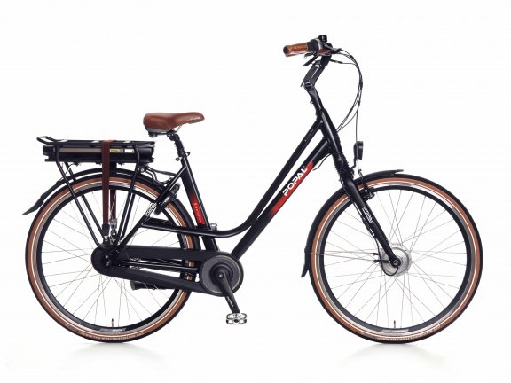 Popal E-volution 7.0 matzwart 53cm elektrische damesfiets - nr. 1