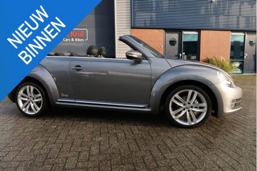 Volkswagen Beetle Cabriolet - 1.2 TSI Airco Cabrio Xenon Design NIEUWSTAAT 2013 Sportvelgen 18 Winds - 1