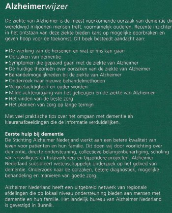 Alzheimerwijzer - Afbeelding 2