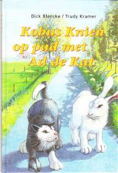 Kobus Knien op pad met Ad de kat door Blancke (in het drents) - 1