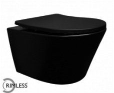 Sanifun hangtoilet Nero 520 mat-zwart B