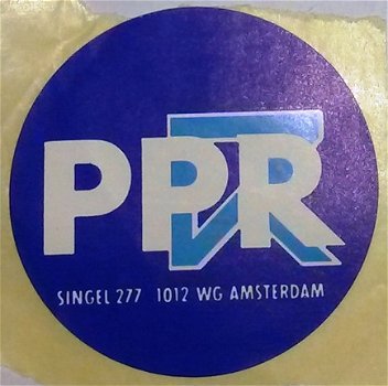 Stickers PPR, Politieke Partij Radikalen - 2