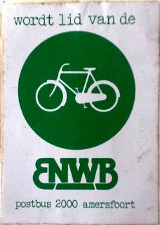 Sticker fietsersbond ENWB