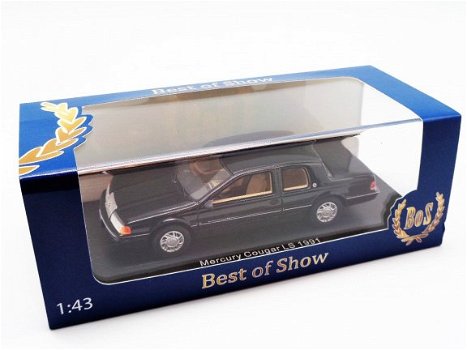 1:43 BoS Models 43270 1991 Ford Mercury Cougar LS black - 4