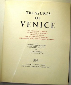 Treasures of Venice 1963 Editions d'Art Albert Skira Venetië - 3