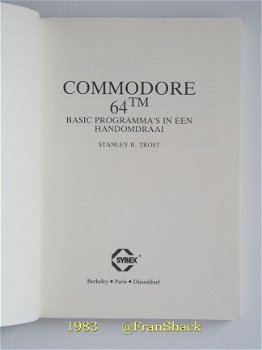 [1983] Commodore 64; Basic Programma's, Trost, Sybex - 2