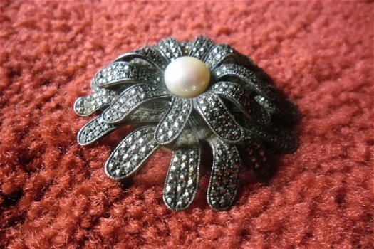 Zilveren broche - 2