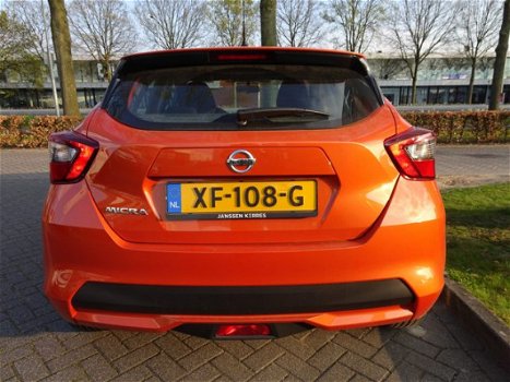 Nissan Micra - 1.0L Acenta Airco, Apple CarPlay, Interieur Pack Orange, 17