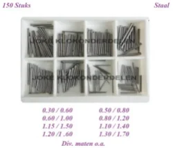 = 150 Konische voorsteek stiften =staal=418400
