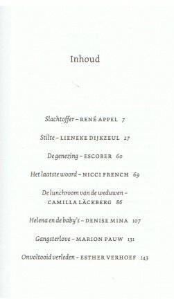 Lunchroom van de weduwen o.a Lackberg, Escober, Verhoef, Nicci French e.a - Afbeelding 3