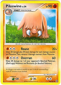 Piloswine 46/100 Diamond and Pearl Stormfront - 1