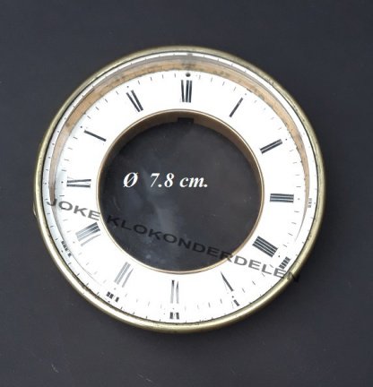 Pendule deur / wijzerplaat = gesl glas= 37929 - Afbeelding 2