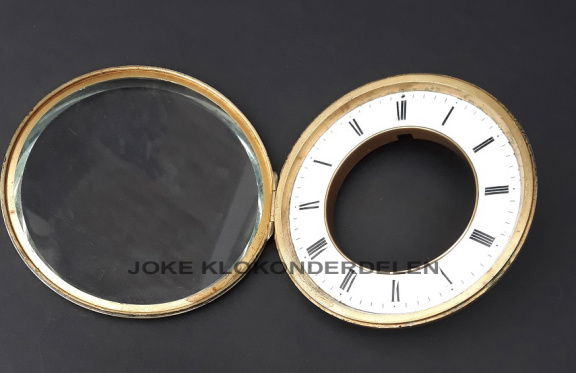 Pendule deur / wijzerplaat = gesl glas= 37929 - Afbeelding 3