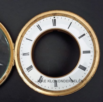 Pendule deur / wijzerplaat = gesl glas= 37929 - Afbeelding 4