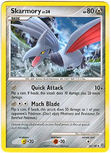 Skarmory  51/100 Diamond and Pearl Stormfront