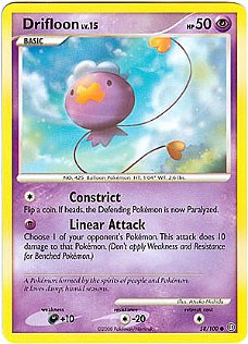 Drifloon  58/100 Diamond and Pearl Stormfront