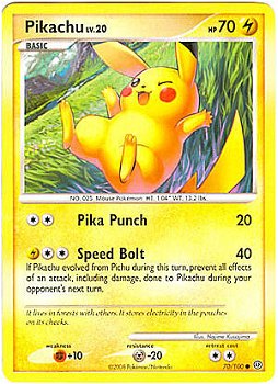 Pikachu 70/100 Diamond & Pearl Stormfront - 1