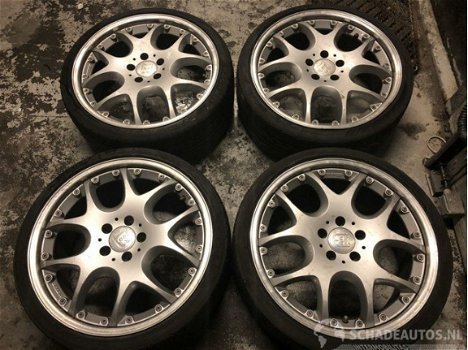 Mercedes-Benz E-klasse - Brabus monoblock v velgen origineel 19 inch + 4x banden - voor meerdere mod - 1