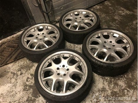 Mercedes-Benz E-klasse - Brabus monoblock v velgen origineel 19 inch + 4x banden - voor meerdere mod - 1