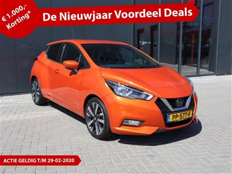 Nissan Micra - 0.9 IG-T 90pk Tekna | Navi Bose | 360 AVM | Stoelverwarming - 1