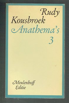 Anathema's 2 en of 3 door Rudy Kousbroek - 2