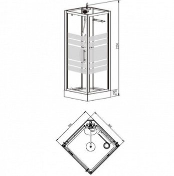 Sanifun complete douchecabine Evenepoel 800 x 800 - 3