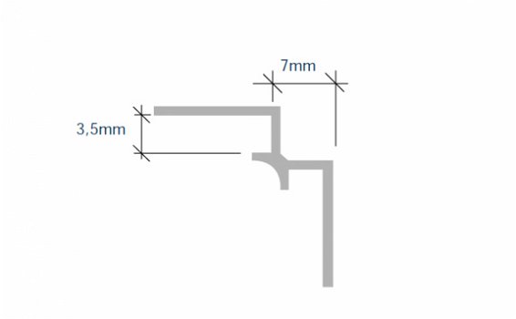 Smooth Panel hoekopstelling Ice Stone 1304 - 2