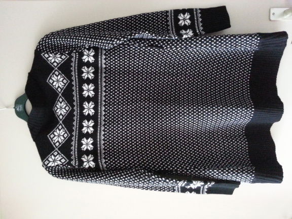 Zwartwit vest maat L - Afbeelding 2