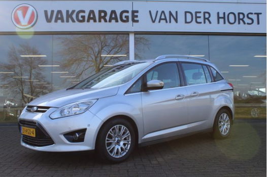 Ford Grand C-Max - 1.6-150pk Ecoboost Titanium. Cruise & Climate control, trekhaak, zeer ruim - 1