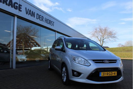 Ford Grand C-Max - 1.6-150pk Ecoboost Titanium. Cruise & Climate control, trekhaak, zeer ruim - 1